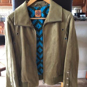 Tory Burch Metal Leather Jacket